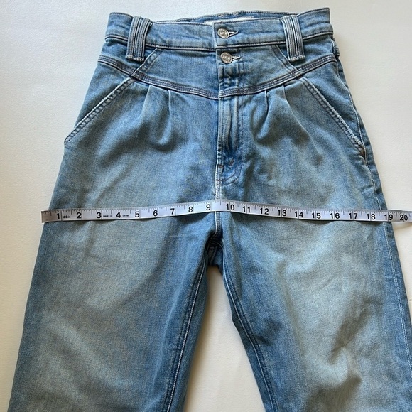 MOTHER Superior The Pleated Ultra High-Rise Straight Jeans - Picture 9 of 11